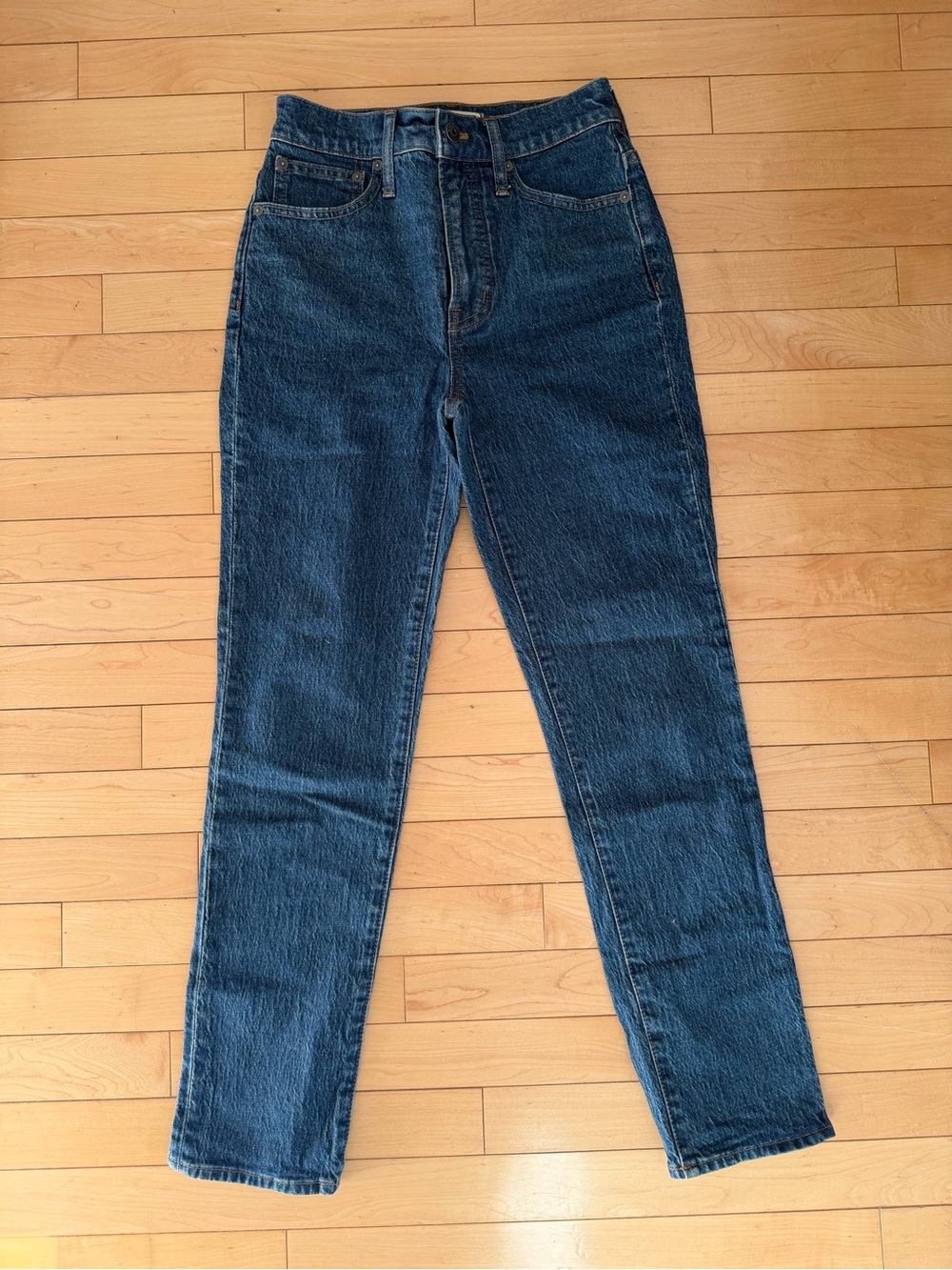 Madewell The Perfect Vintage Jean Size 24 High Rise Straight Leg Blue
